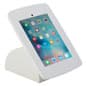 iPad Counter Stand w/ Flip Screen Share, Locked Enclosure, Hidden Home Button