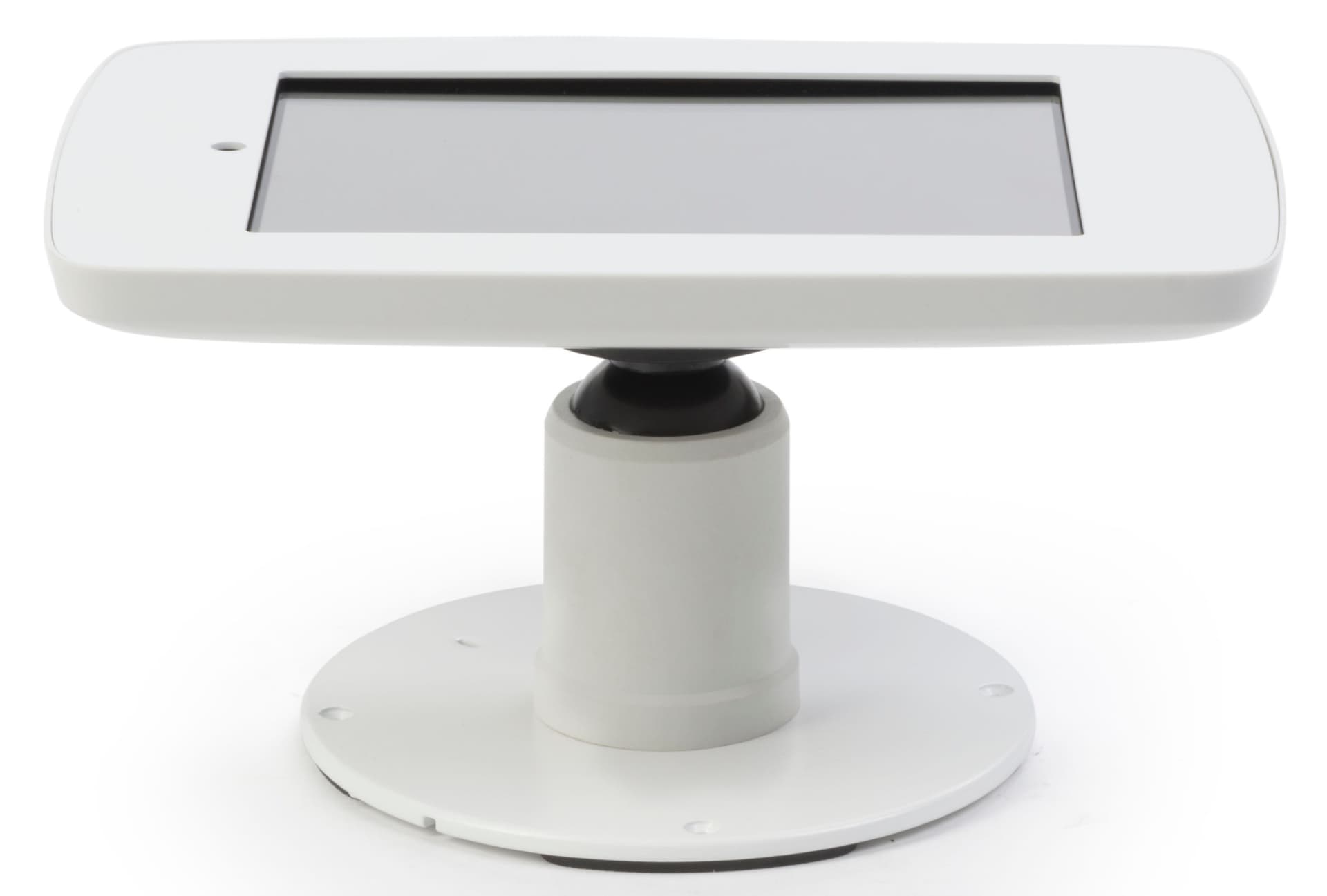 Portrait or Landscape White iPad Checkout Stand