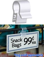 wire basket sign holder 