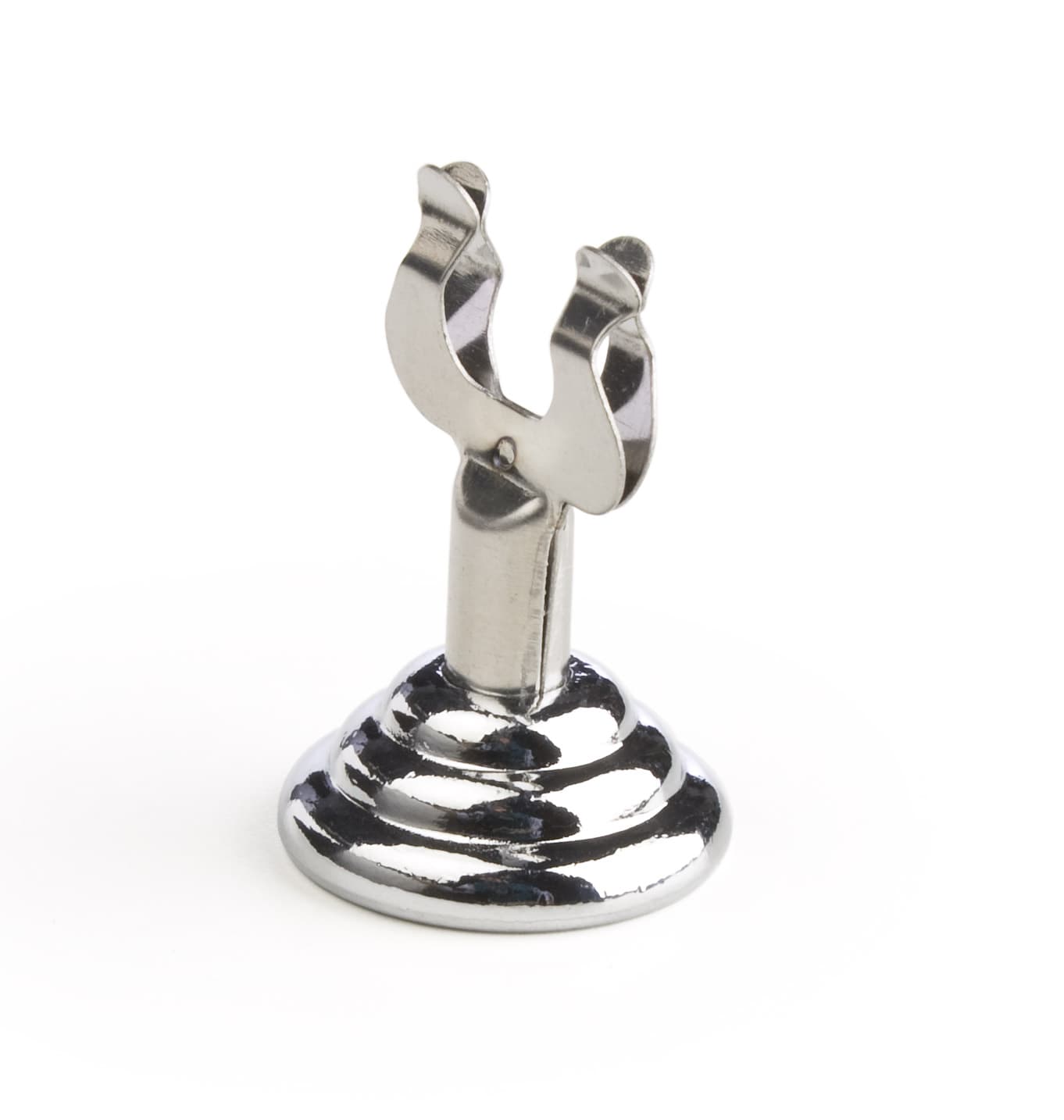 silver place card holders