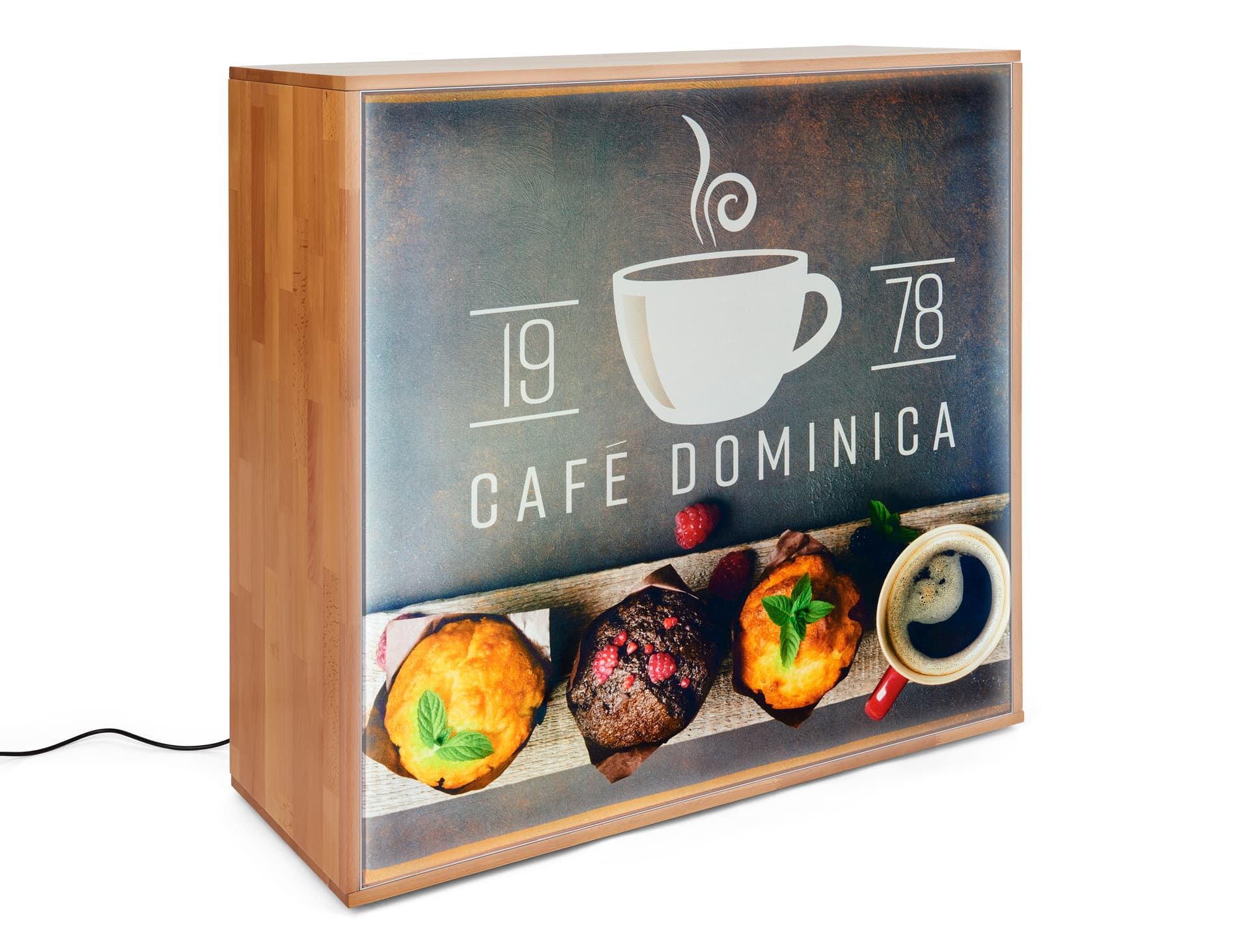 Backlit trade show counter can strengthen your brand messaging 