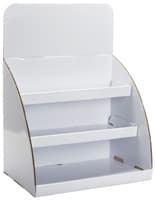Tabletop Cardboard Display, Shinny White
