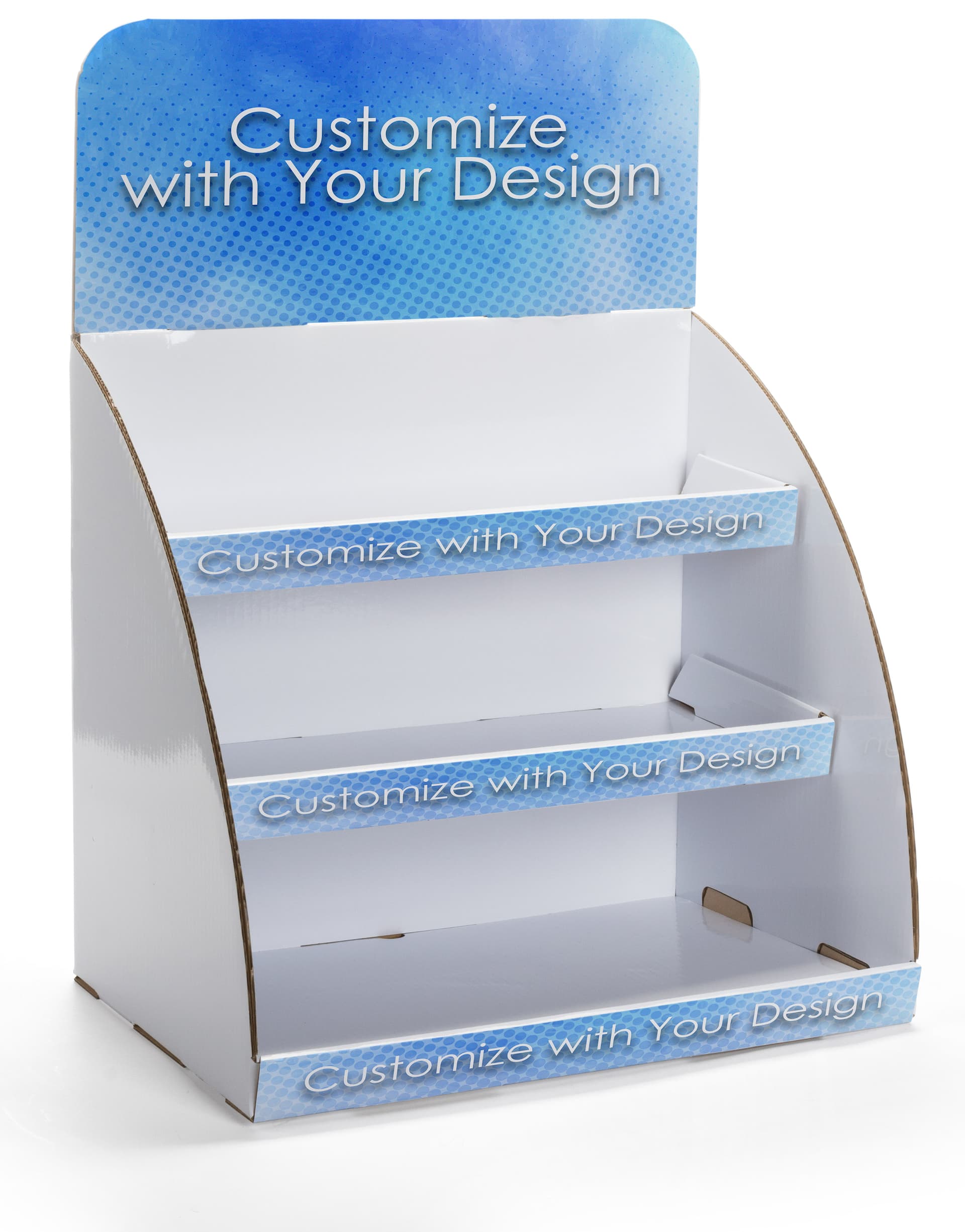 Cardboard custom corrugated POP display 