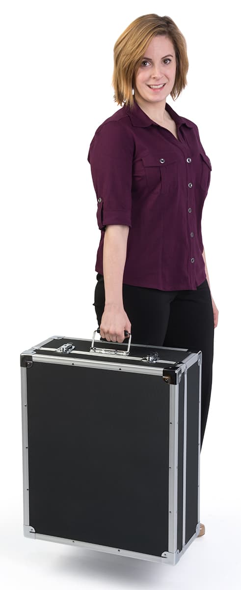 Portable Folding Magazine Rack with Tabletop