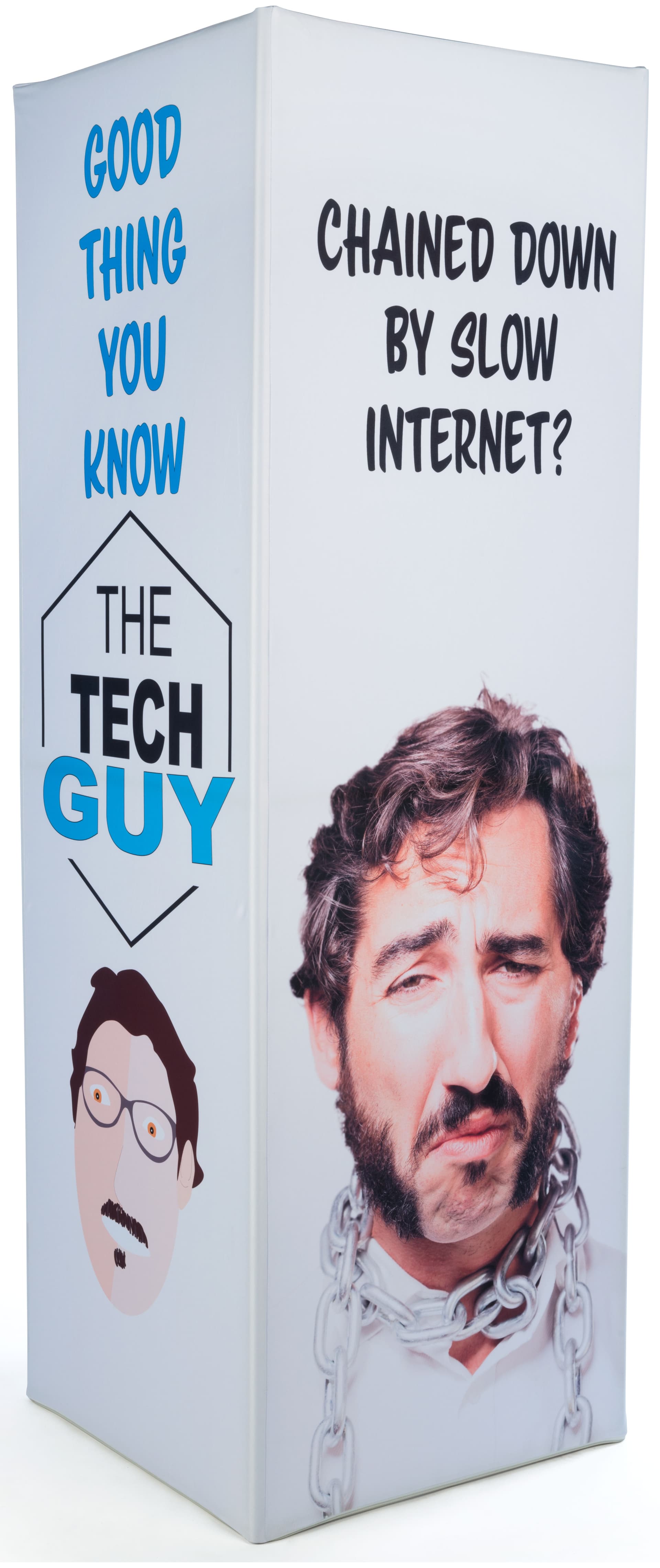 8' Tall Trade Show Pop Up Tower 