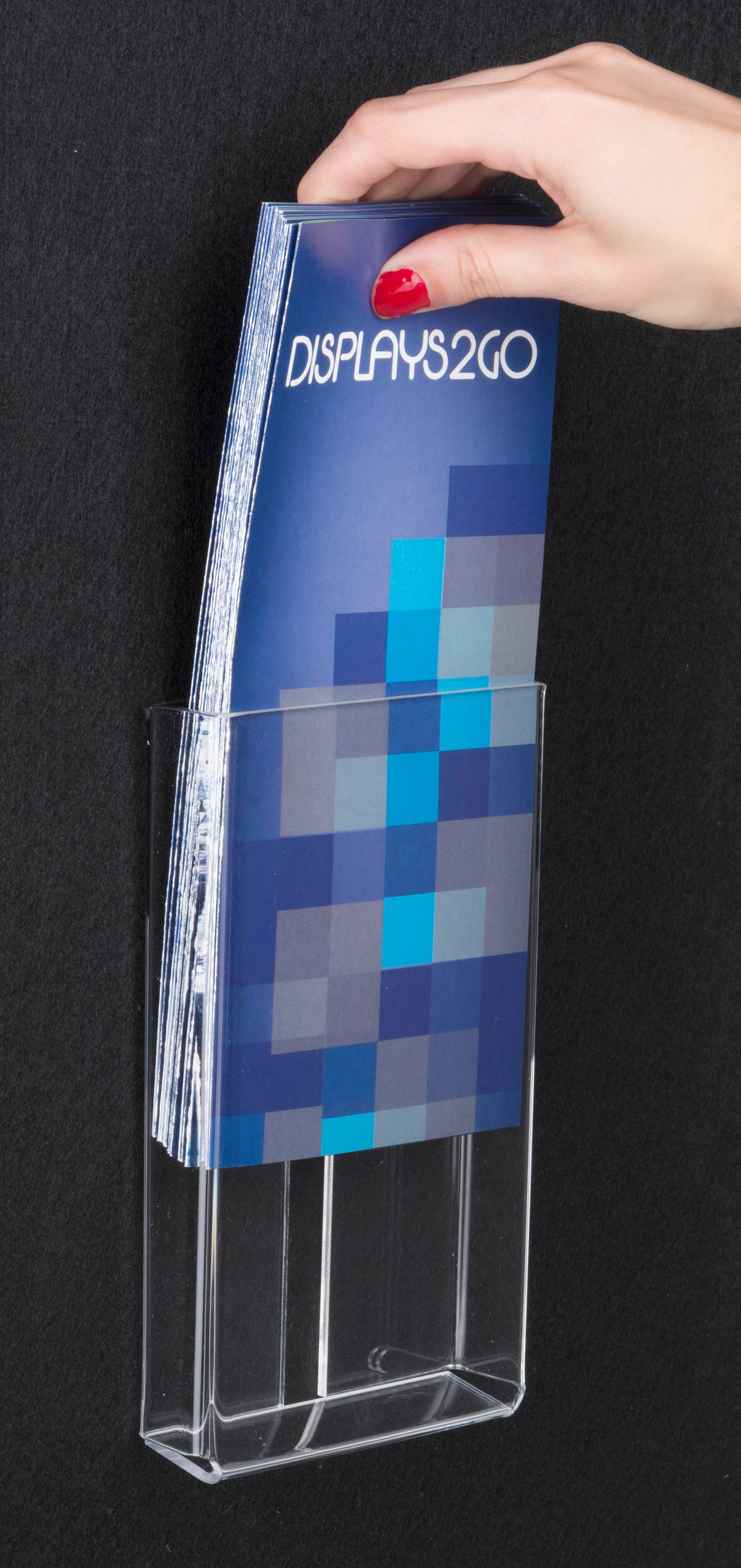 Brochure Holder with Single Pocket Design
