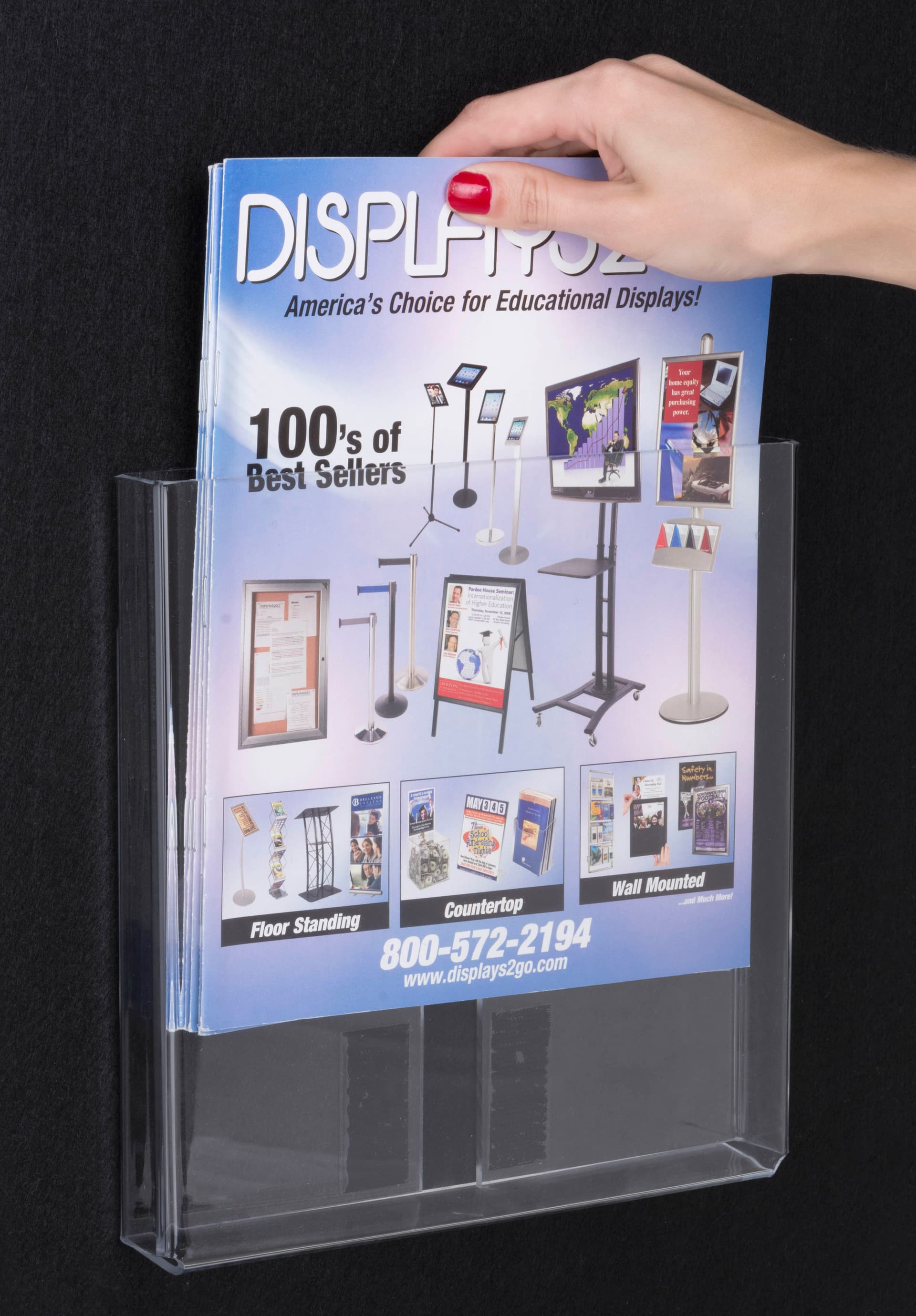 Top Loading Brochure Holder