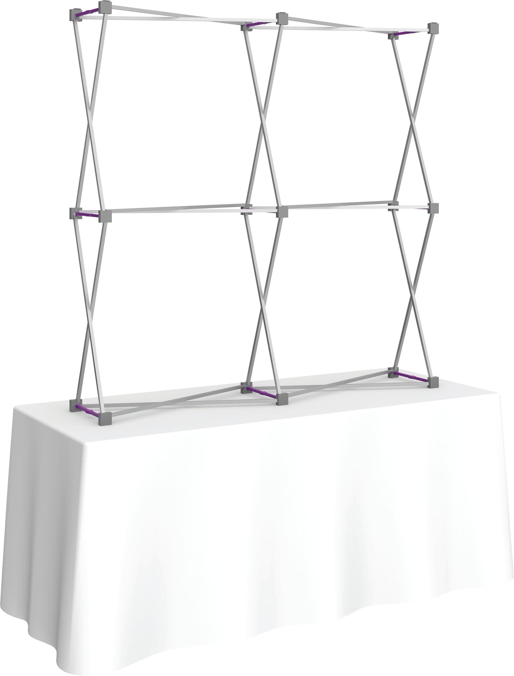 Tabletop Display with Stretch Fabric Graphic