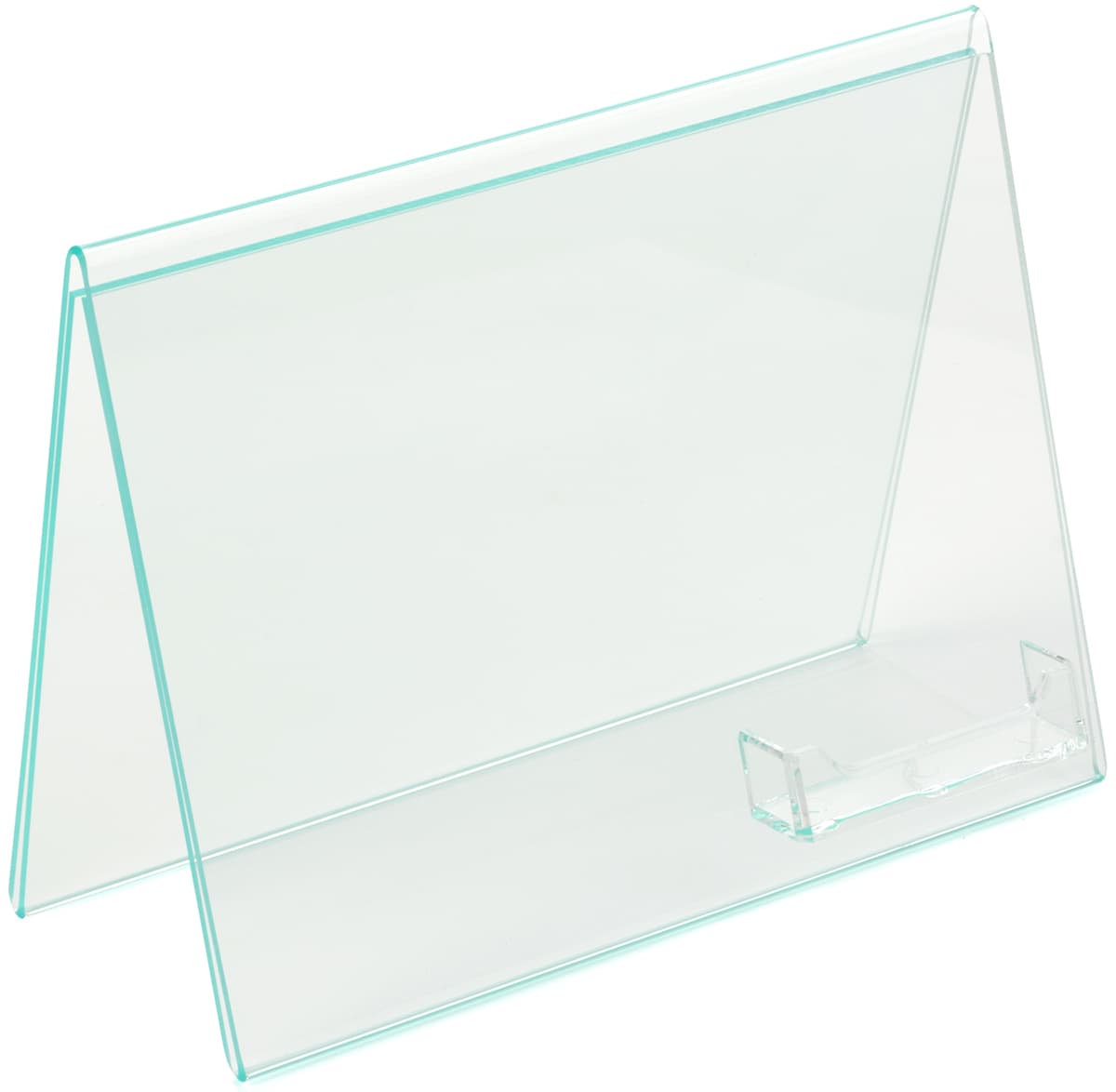 Acrylic Stand Up Frame with Business Card Holder