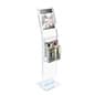 Acrylic Menu Stand, Sign Holder, Literature Pockets - Clear