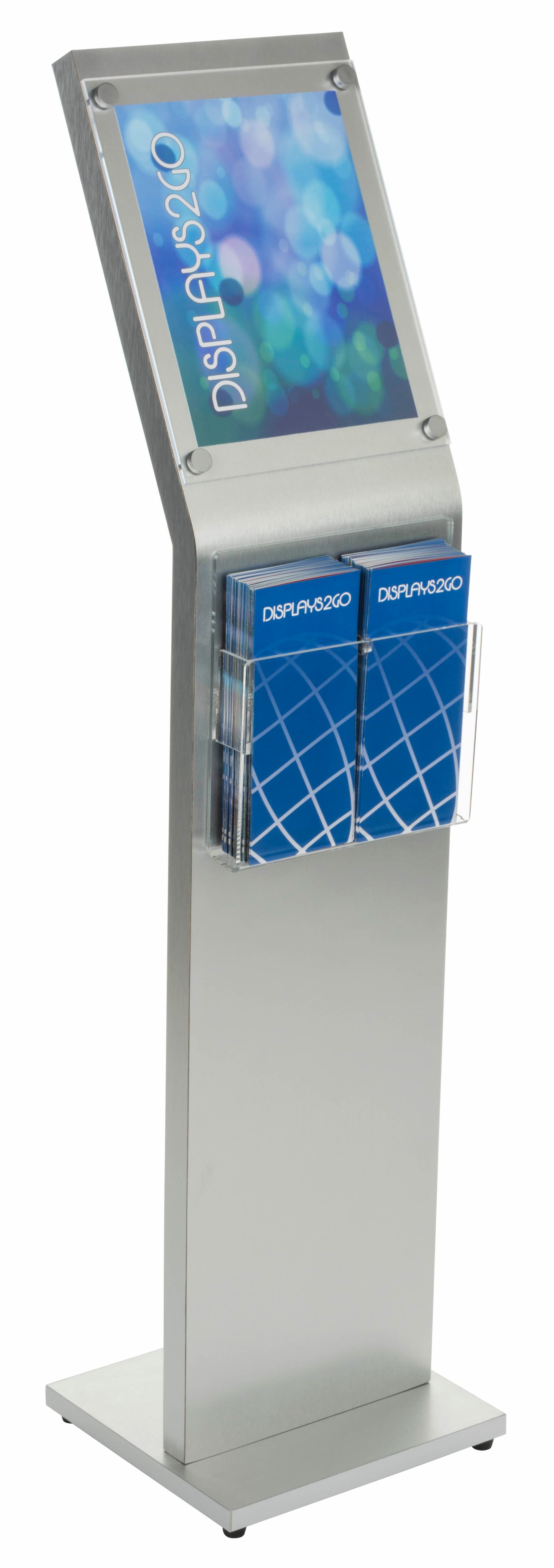 8.5 x 11 Sign Kiosk with Brochure Holder for Leaflets