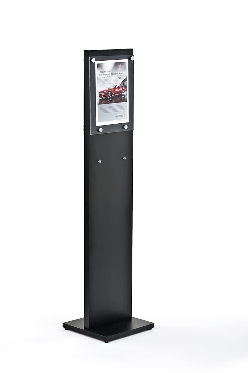 Double-Sided Acrylic Floor Stand 