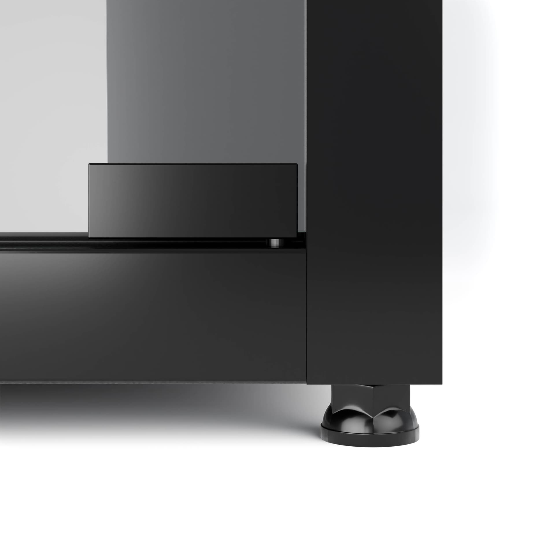 Showcase table with 33 pound weight capacity 