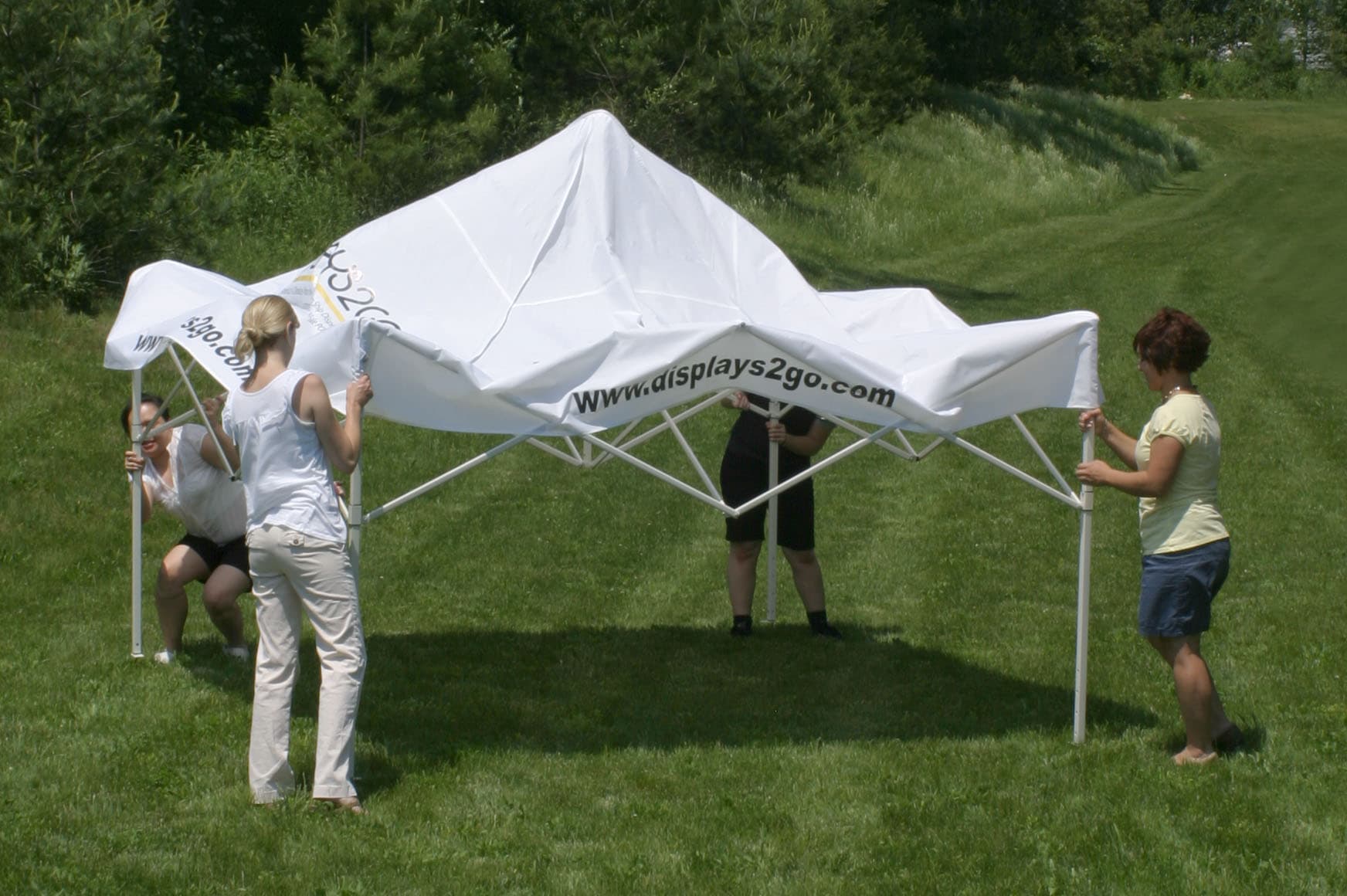 White Pop Up Tents