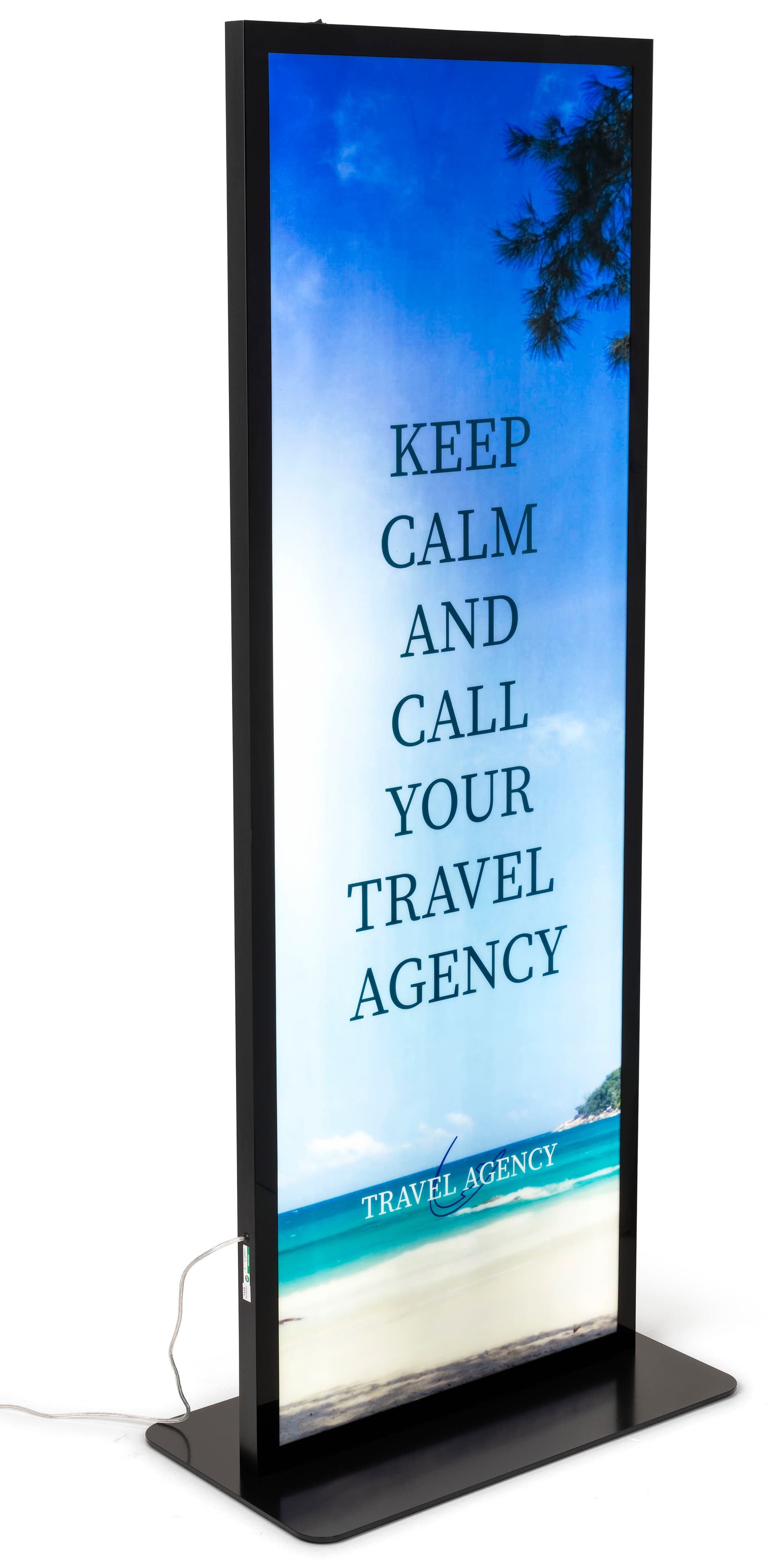 66 inch tall totem light box poster for tot2366 series 