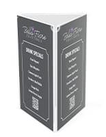 Table sign holder with counter top design