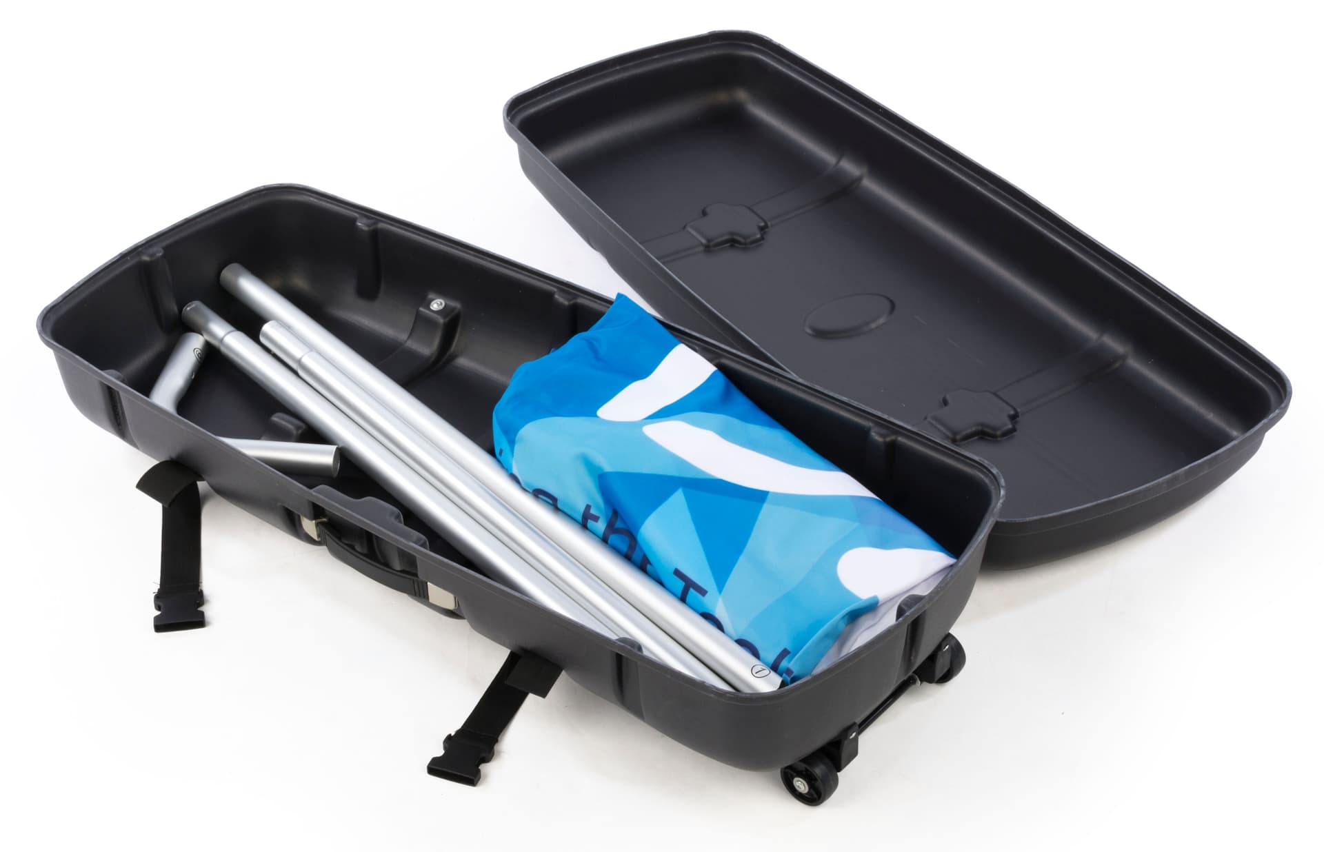Spacious Rolling Trade Show Case