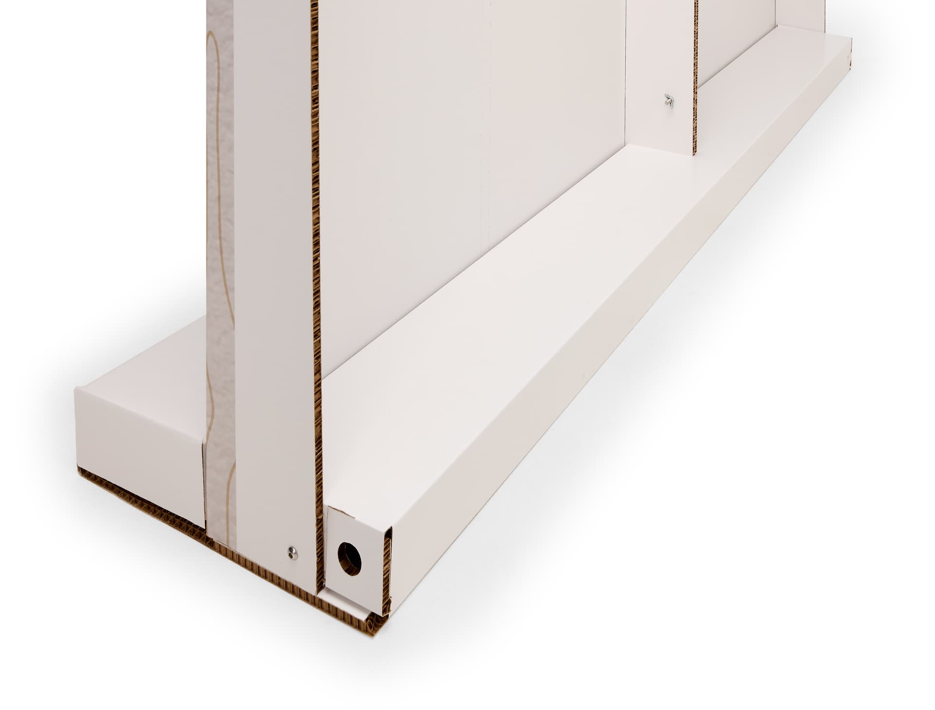 Eco-friendly booth backwall with quick and simple assembly