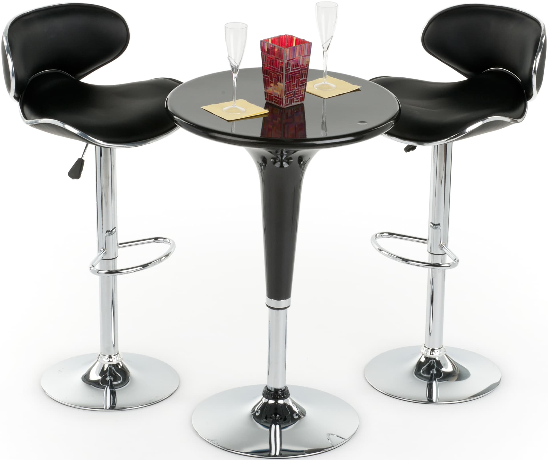 Chrome Pub Table Set