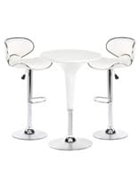 White Trade Show Table and Chairs for Events