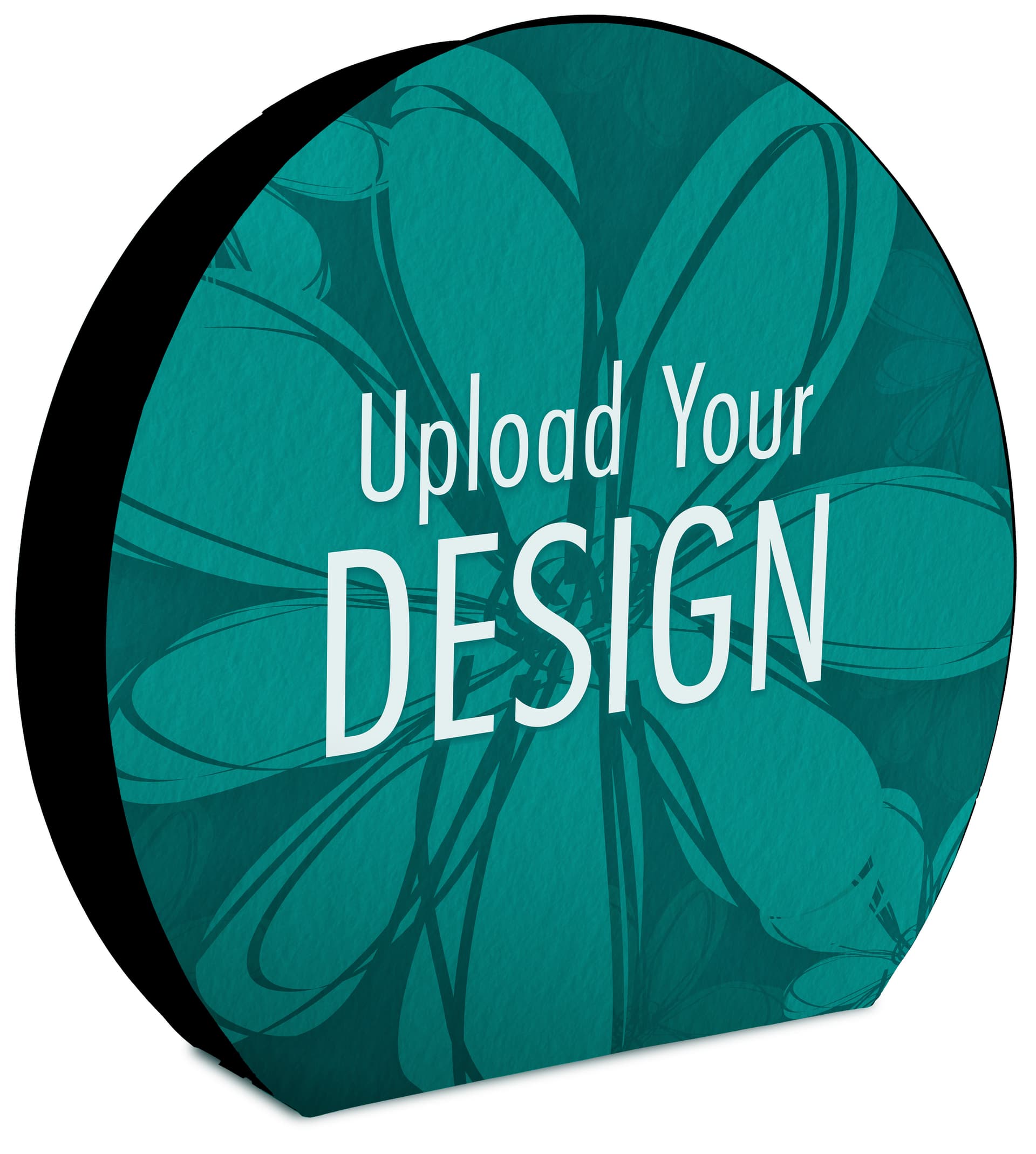 Modern exhibit display furniture set with dye sublimation printing method