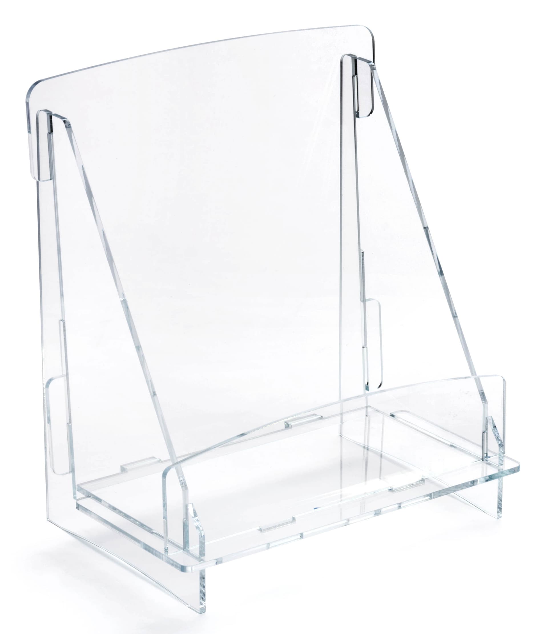 Trade show display booth kit with magazine holder