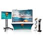 Trade Show Kit w/ Custom Cover, Magazine Rack, iPad & TV Stand, and Table 
