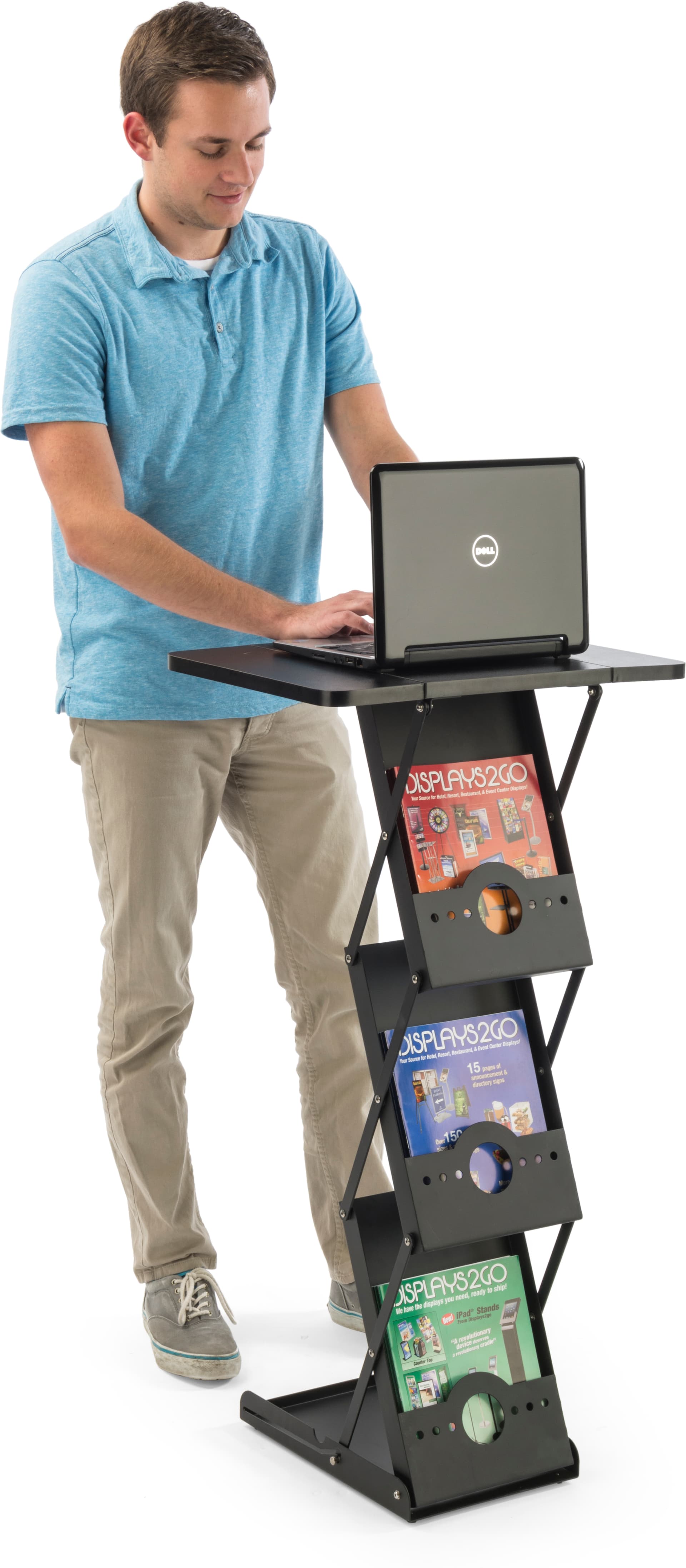 Trade Show Folding Literature Counter