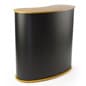 41" Tall Oval Portable Counter - Black