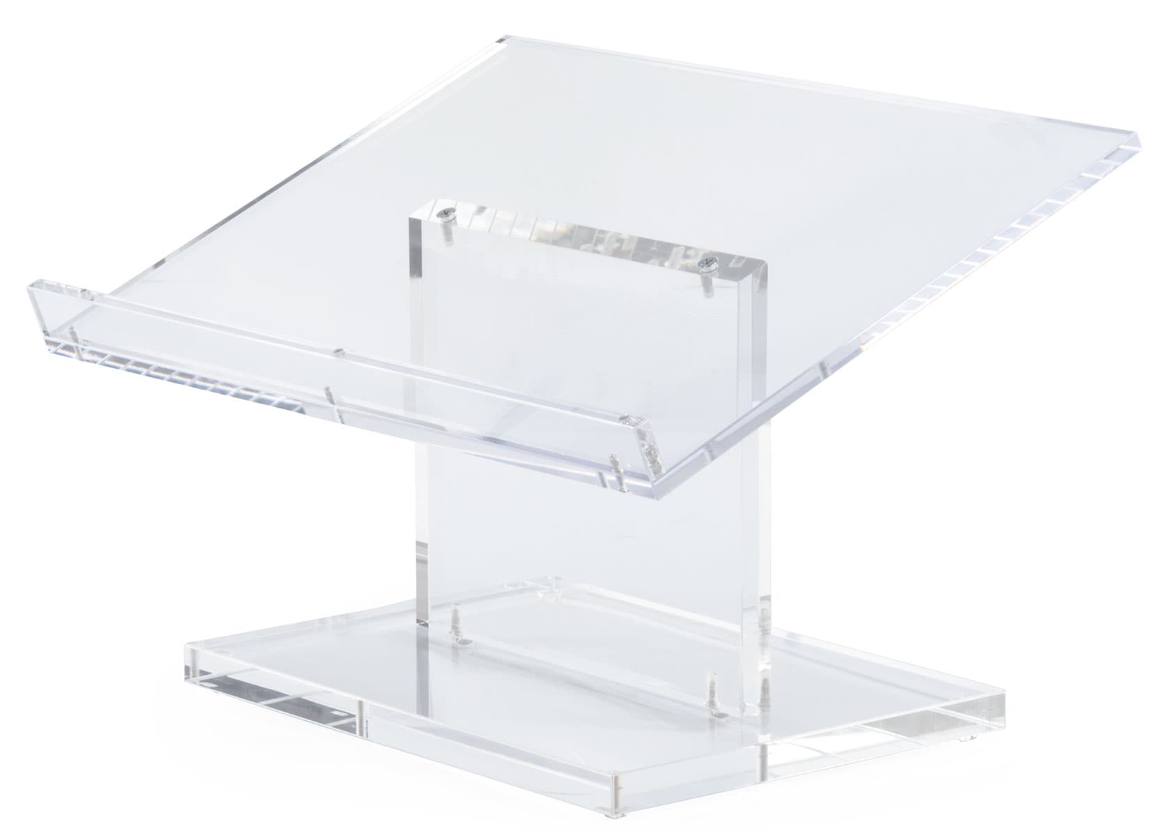 Clear Tabletop Lectern Includes Tools for Easy Assembly