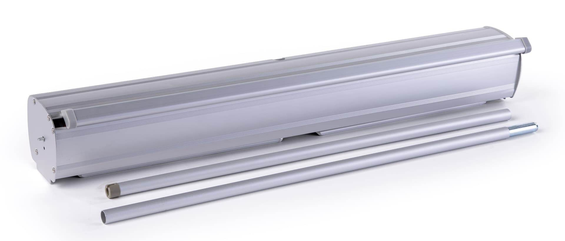 Retractable digital banner stand