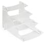 Tiered Acrylic Step Risers with 4 Platforms - Clear