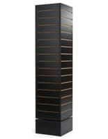 MDF Wood Spinning Slatwall Stand