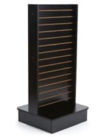 Slatwall Panel Stand with Black Finish