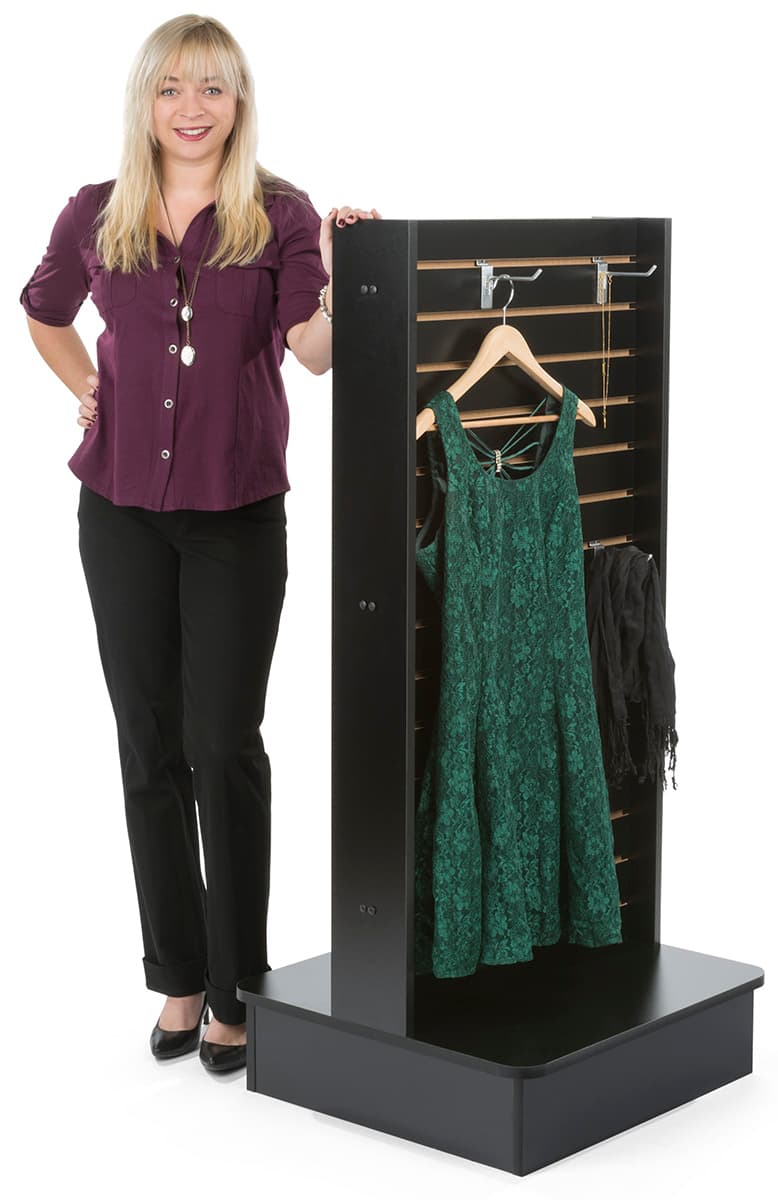 Laminated Slatwall Panel Stand