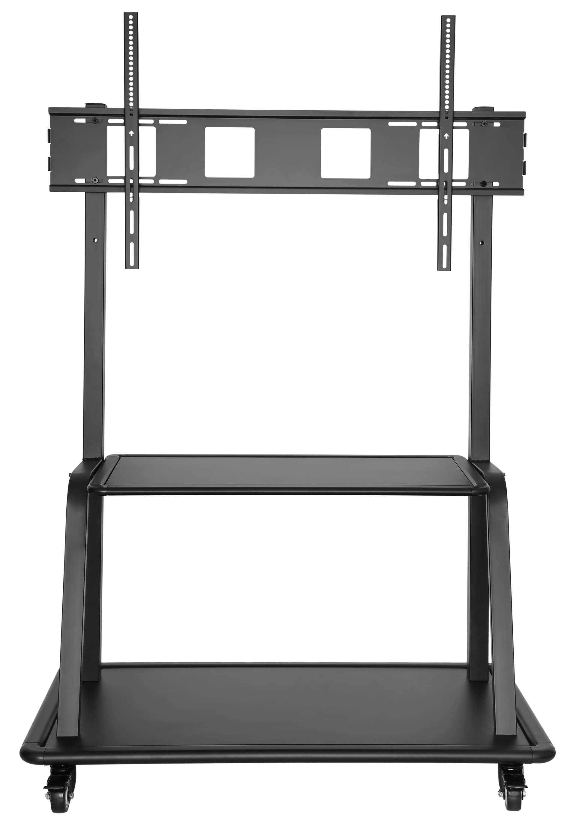 Steel contemporary mobile TV mount