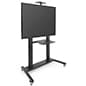 TV Stand w/ 19.6" Shelf, Fits Monitors 60" to 100", Camera Tray & Locking Wheels 