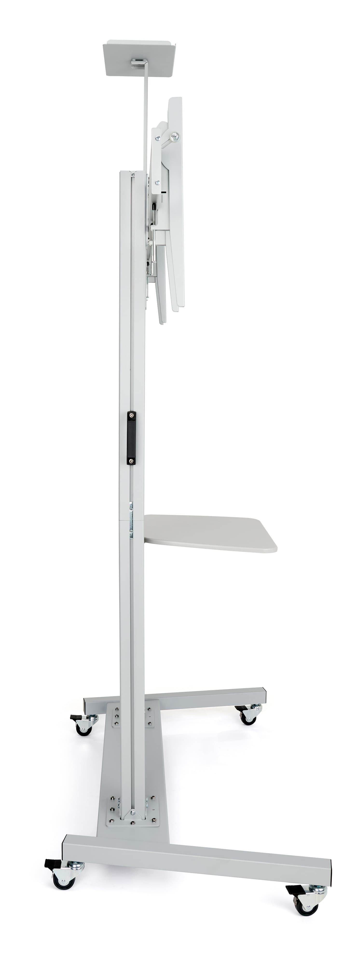 Dual screen tv stand with aluminum material