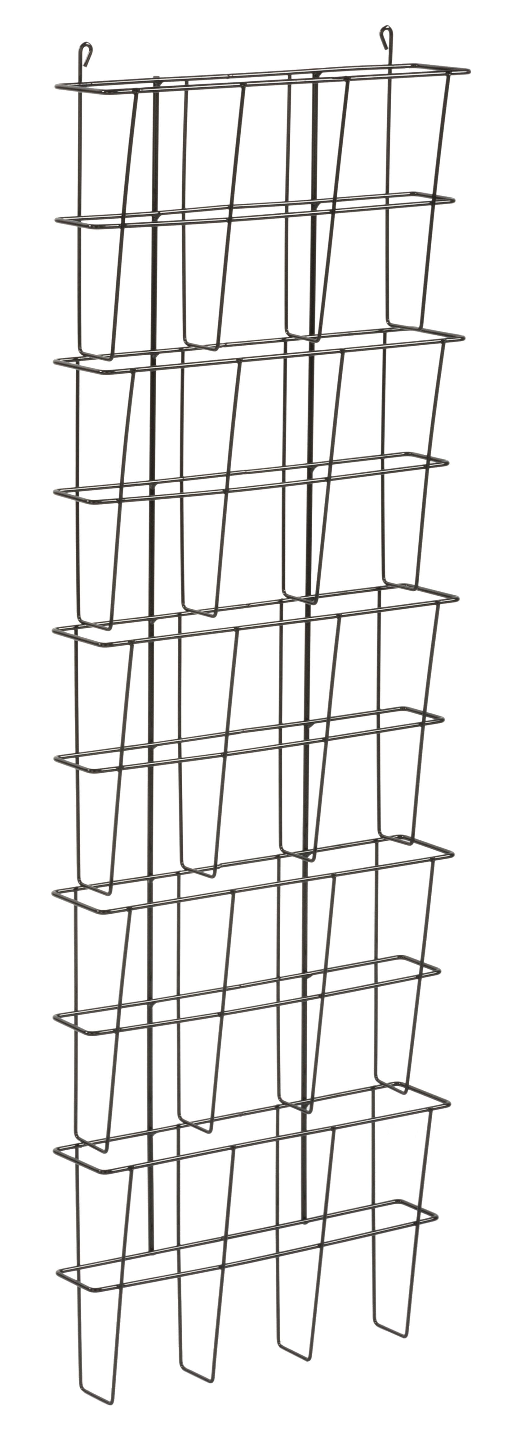 Wire Wall Pocket Organizer, Five Compartments