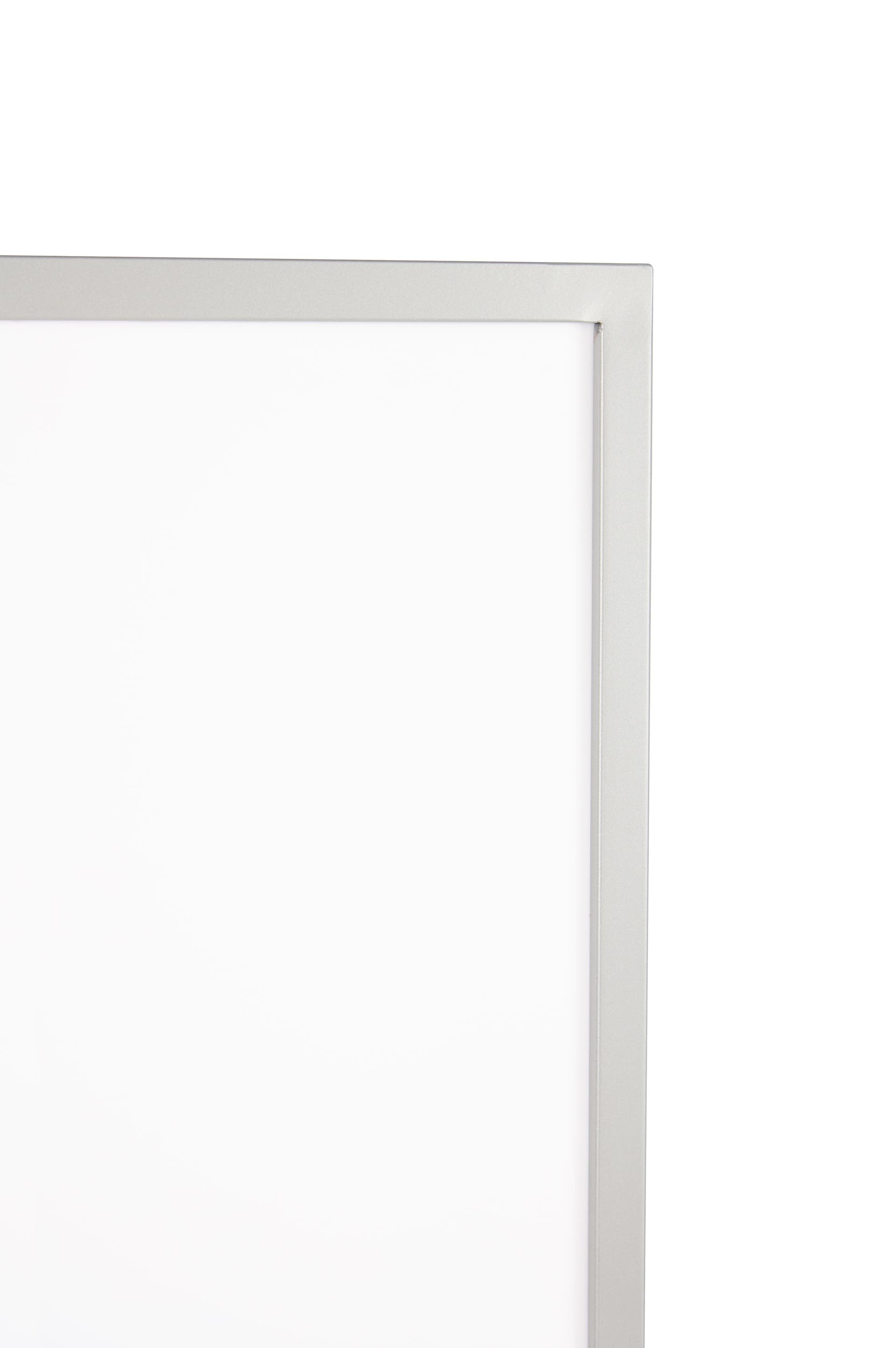 Sign frames in modern pewter finish