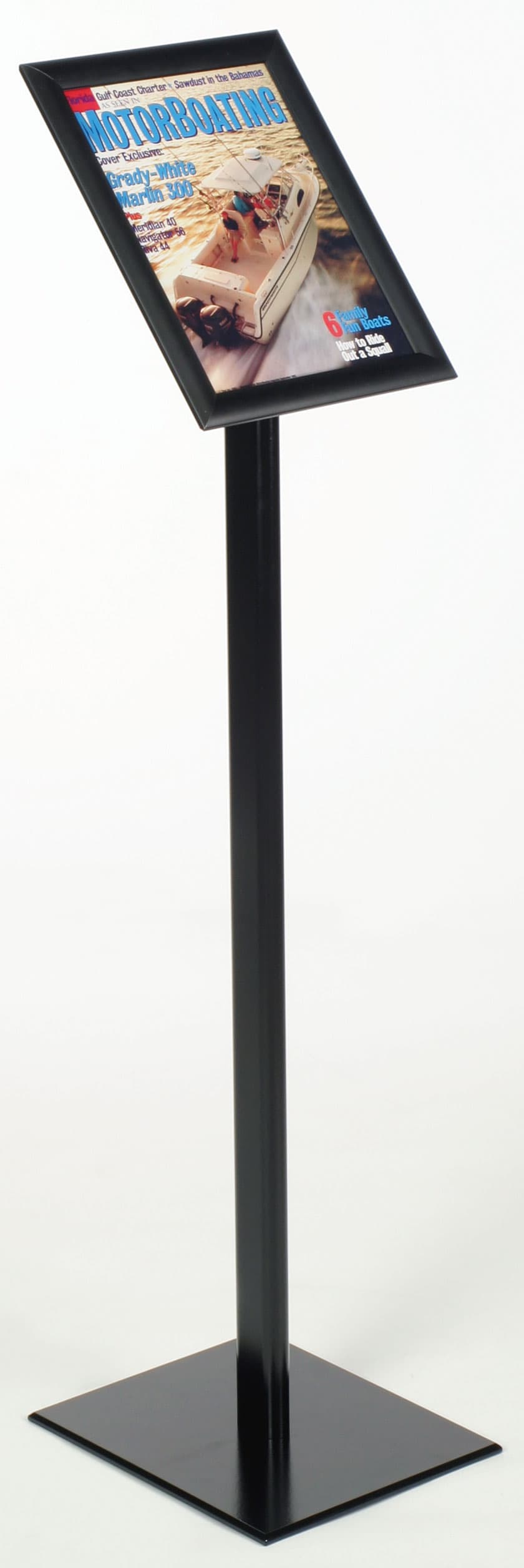 Sign Holder In Black Aluminum