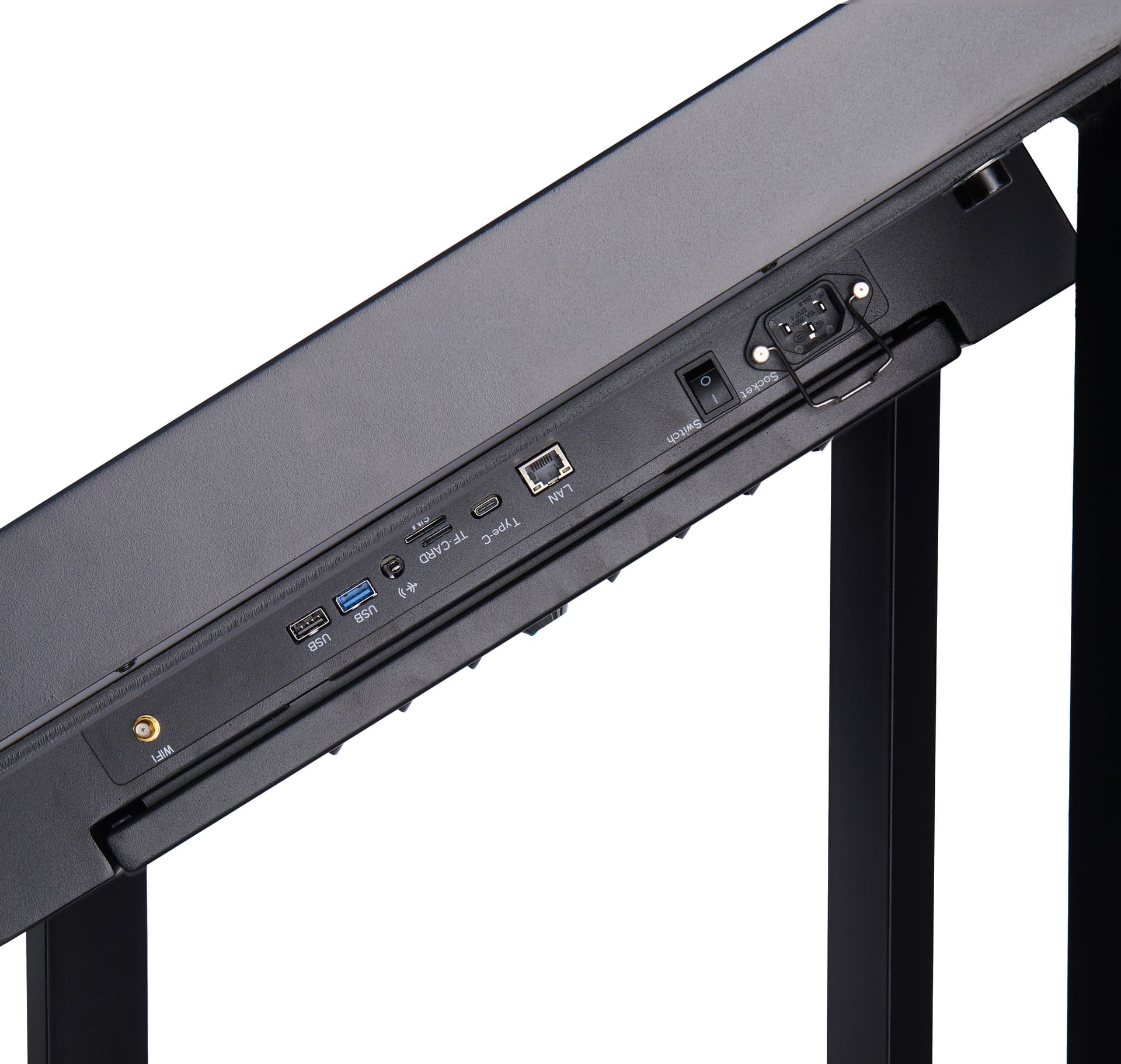 Interactive touch screen kiosk with type c port