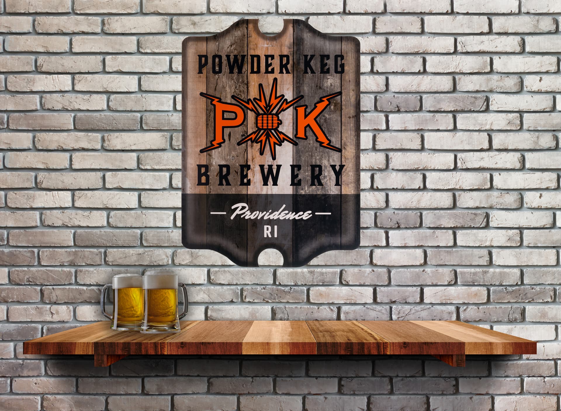 Custom cut foam core poster sign with lightweight design