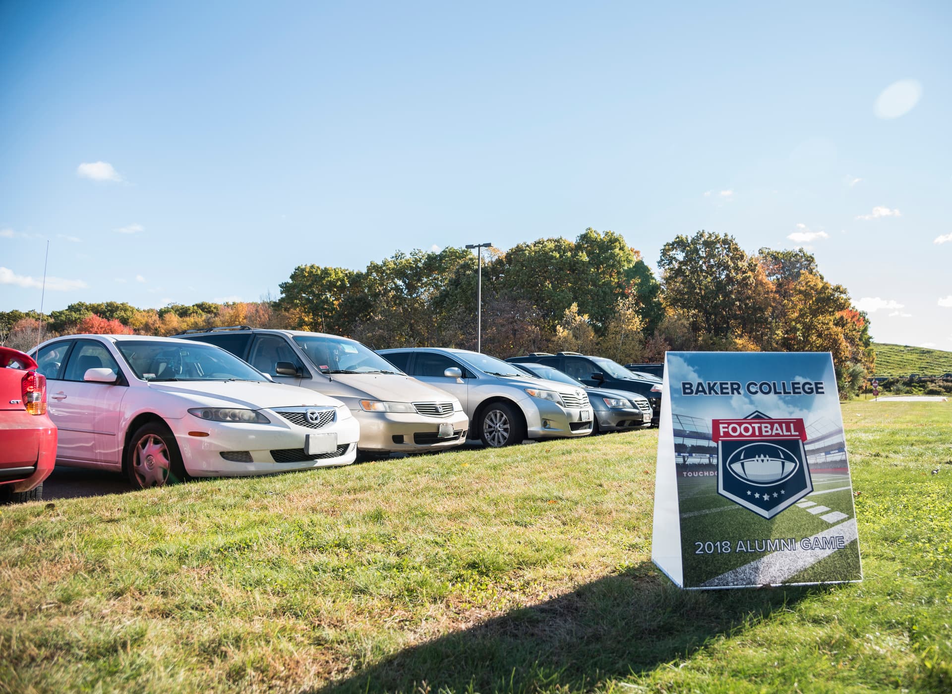 custom fold a-frame sign withstands weathering