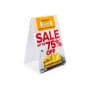 Coroplast A-Frame Sign Board w/ 2-Sided Full Color UV Custom Graphics - White