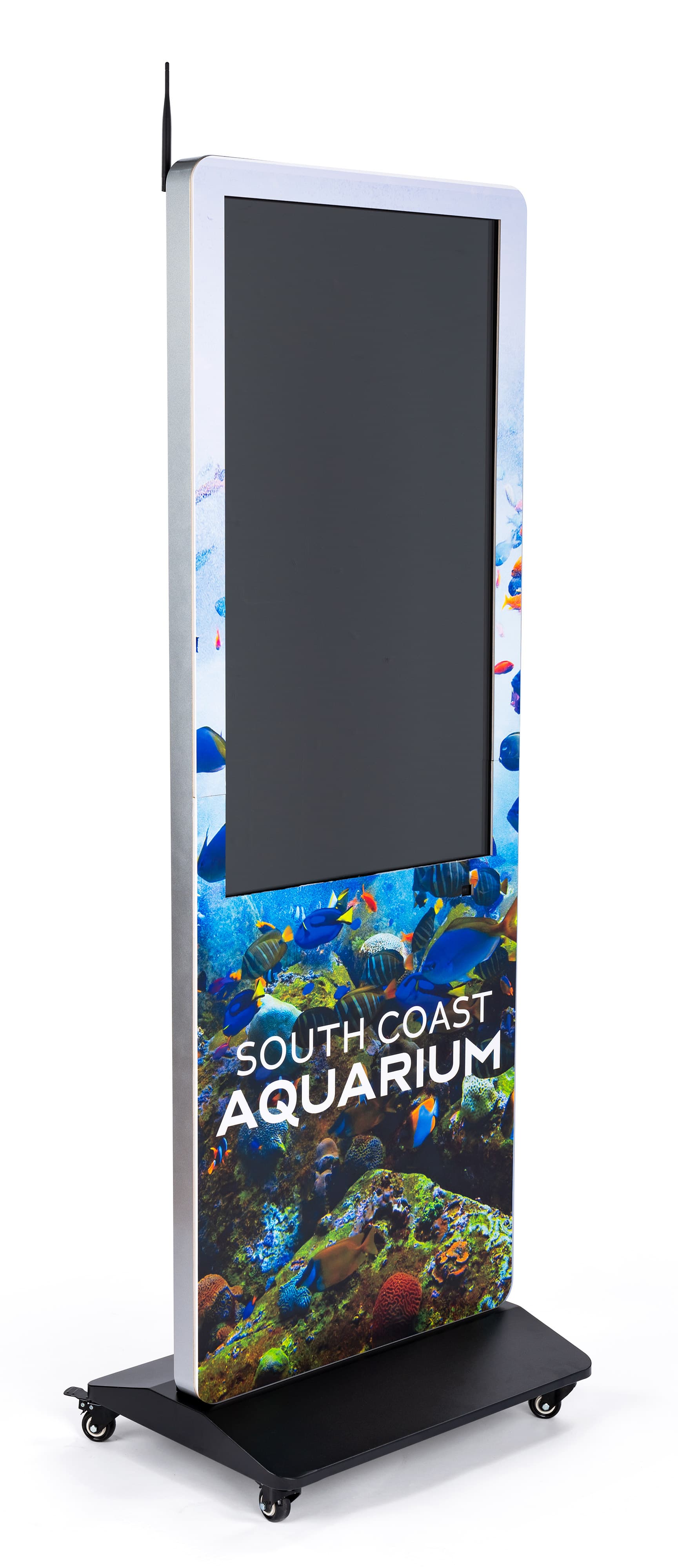Custom printed front face sign for sbxs/dgfs series 43" kiosks with adhesive tape