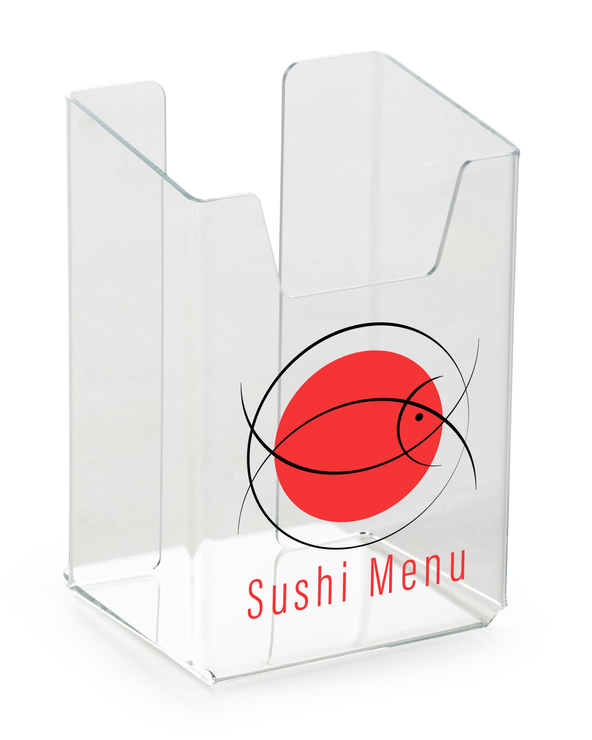 Block Base Countertop Custom 4" Brochure Display
