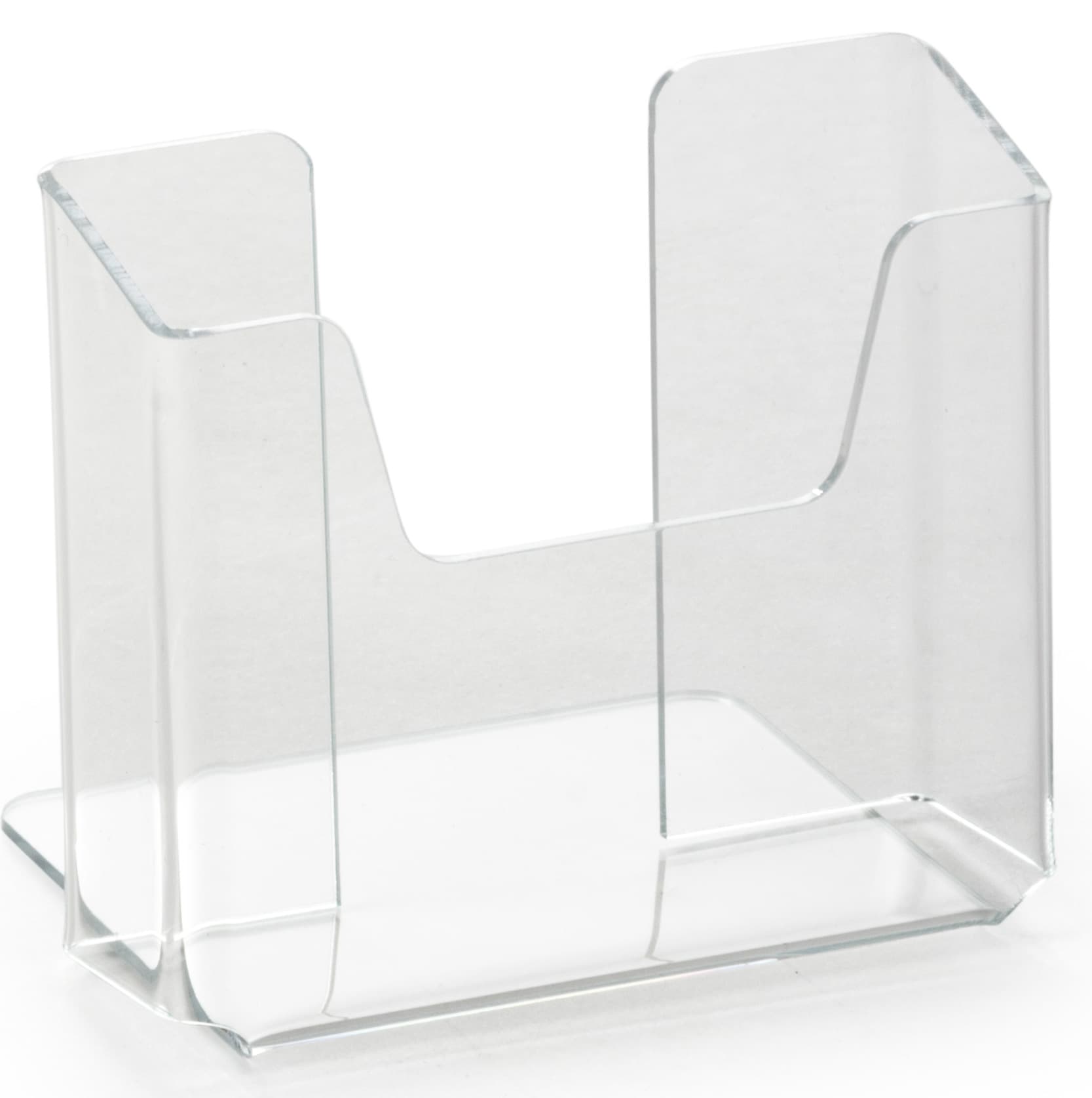 4" Acrylic Custom Short Brochure Holder