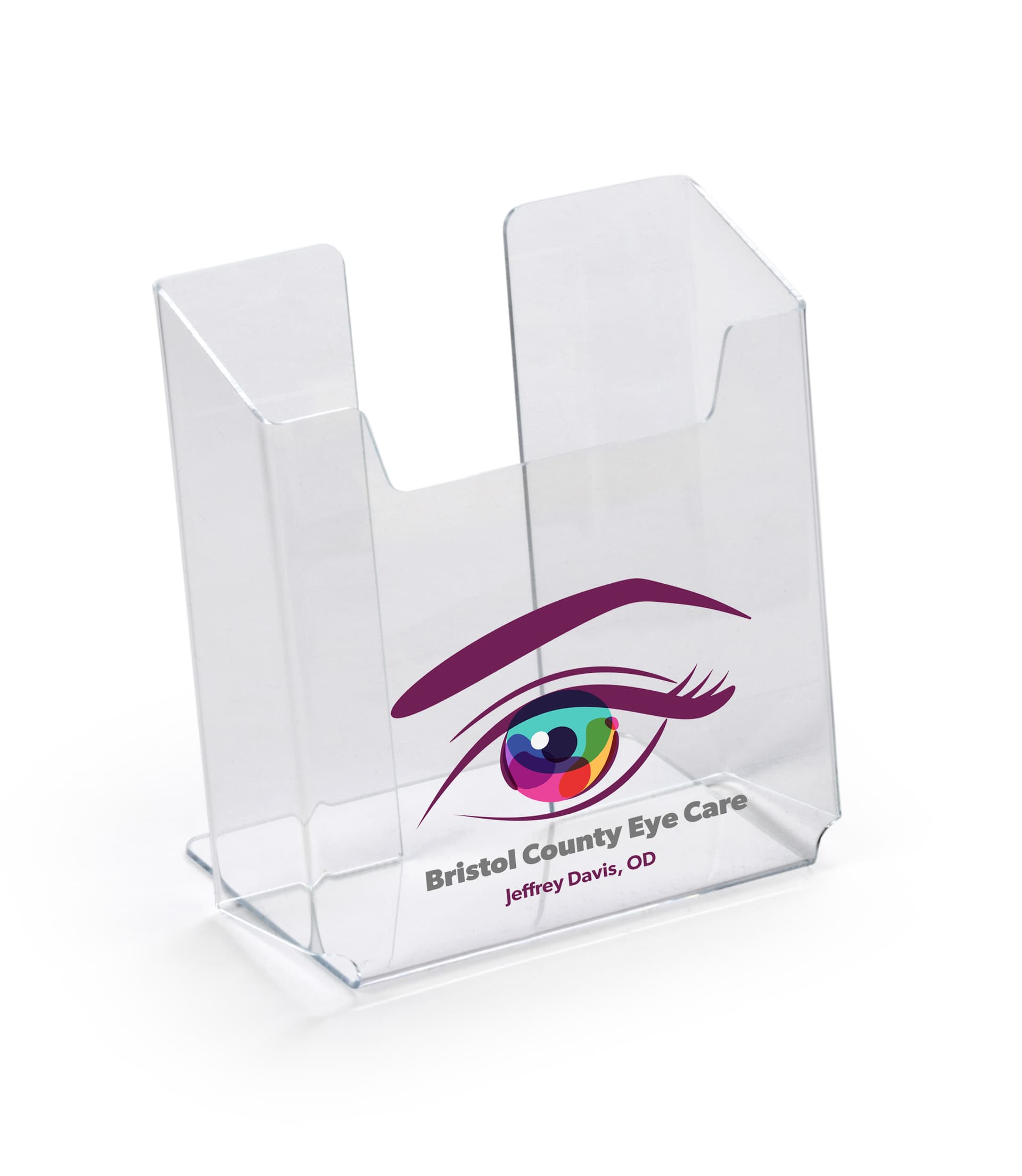 UV Printed Tabletop Brochure Holder