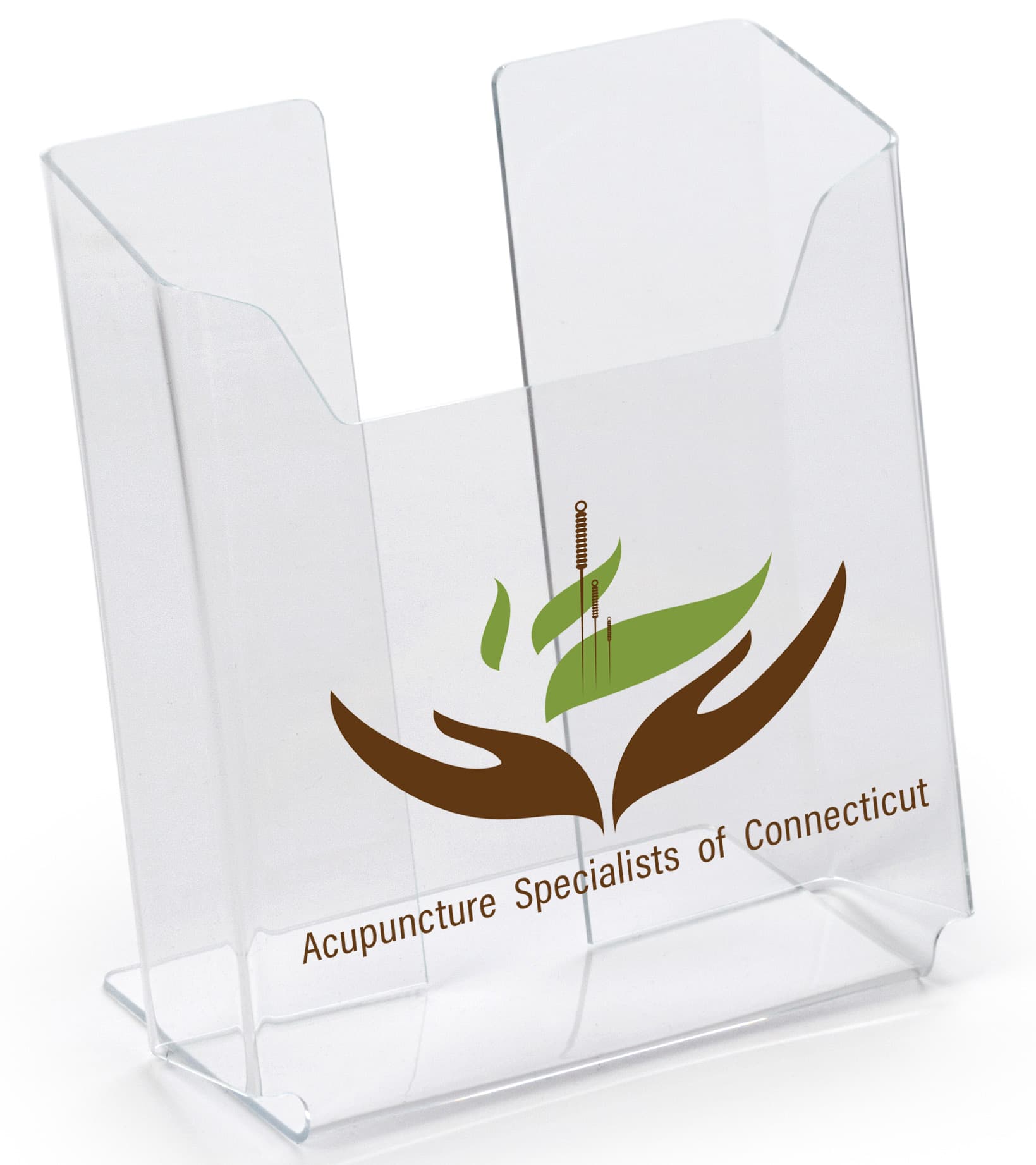 Customized Acrylic 6" Brochure Holder